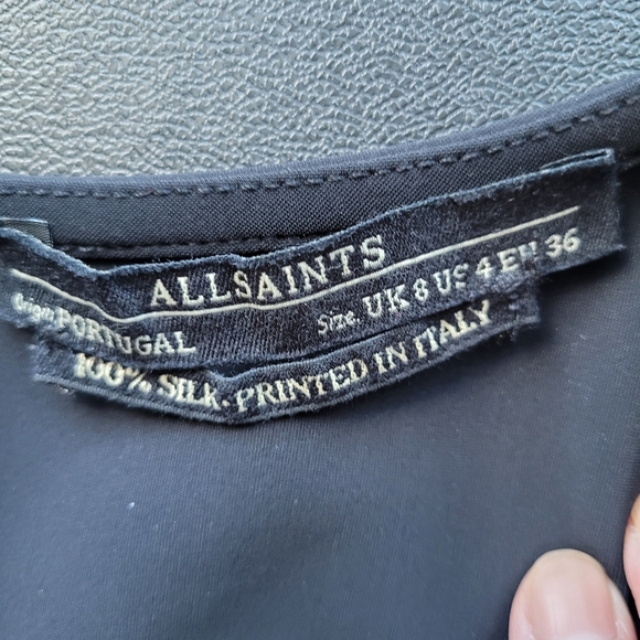 All Saints Serpent Dress, VGUC, Size 4 - Picture 6 of 8